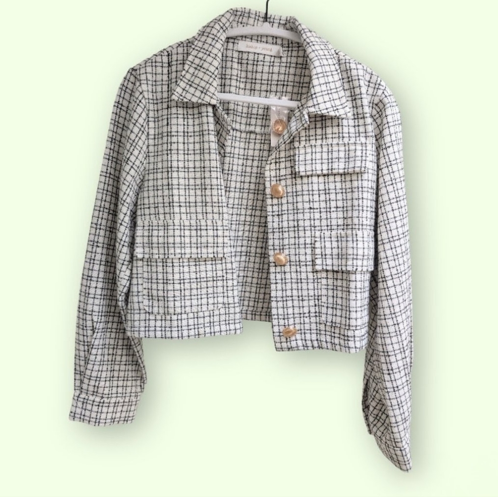 Bishop + Young Anthropologie Elizabeth Crop Blazer